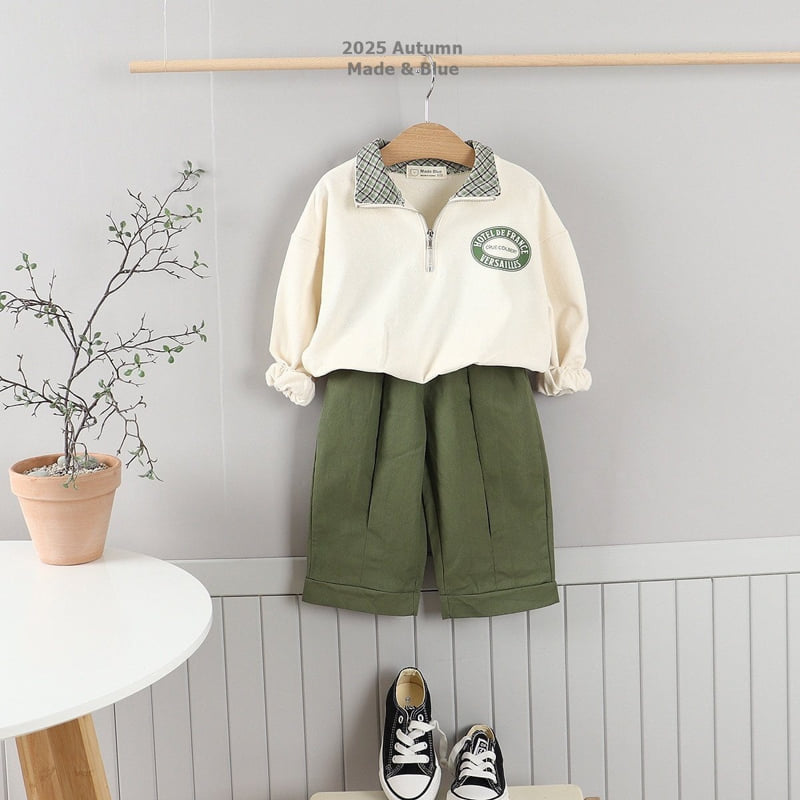Check Zipper Tee by Made Blue for Child - view 10