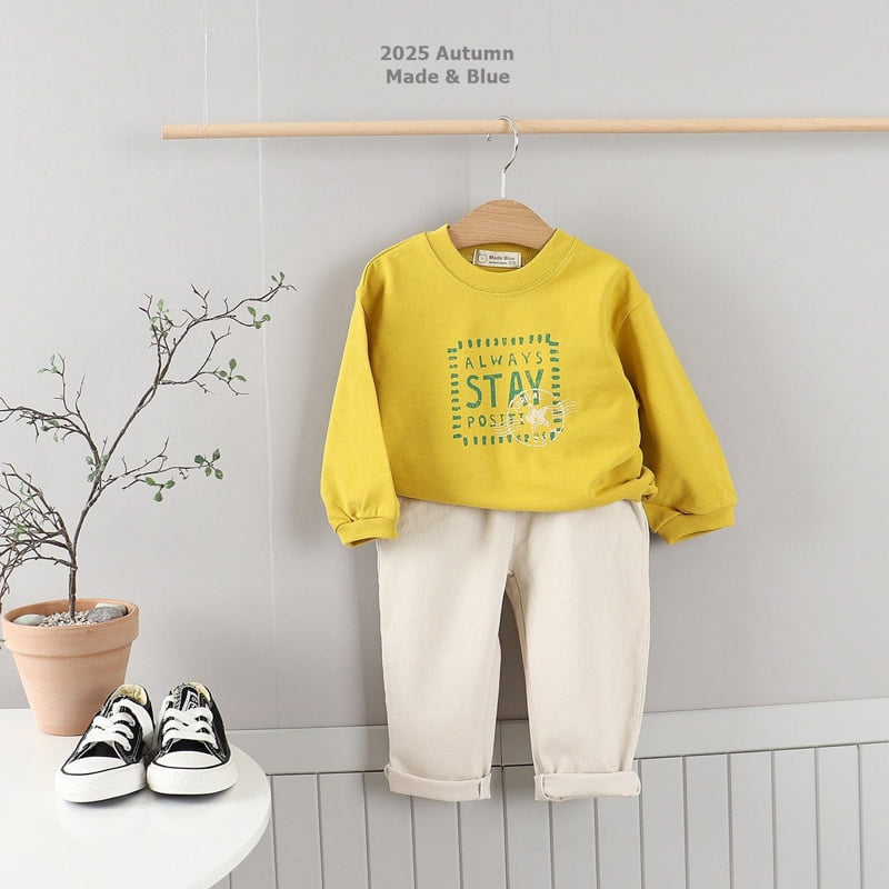 Made Blue - Korean Children Fashion - #toddlerclothing - Stay Tee - 8
