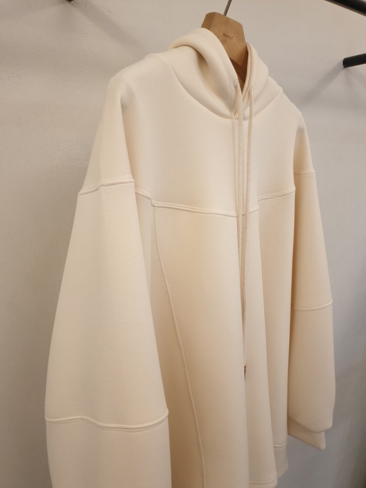 Merry J - Korean Women Fashion - #momslook - A Line Slit Hood Top - 10