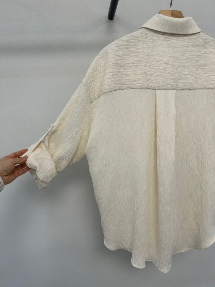 Merry J - Korean Women Fashion - #momslook - Panini Pleats Shirt - 9