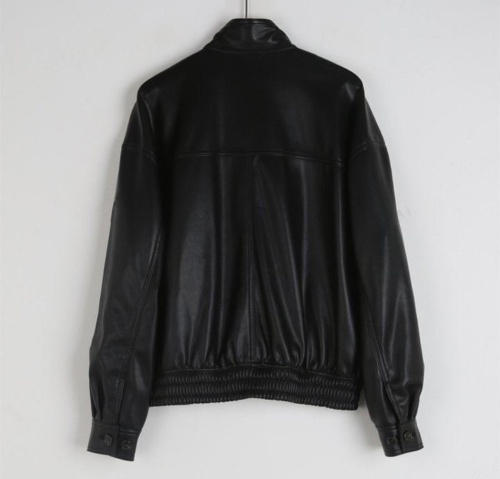 Merry J - Korean Women Fashion - #momslook - Formal Leather Blouson - 2