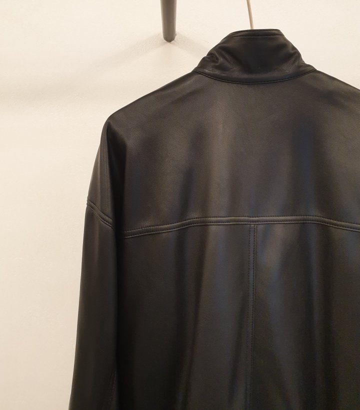 Merry J - Korean Women Fashion - #momslook - Formal Leather Blouson - 6