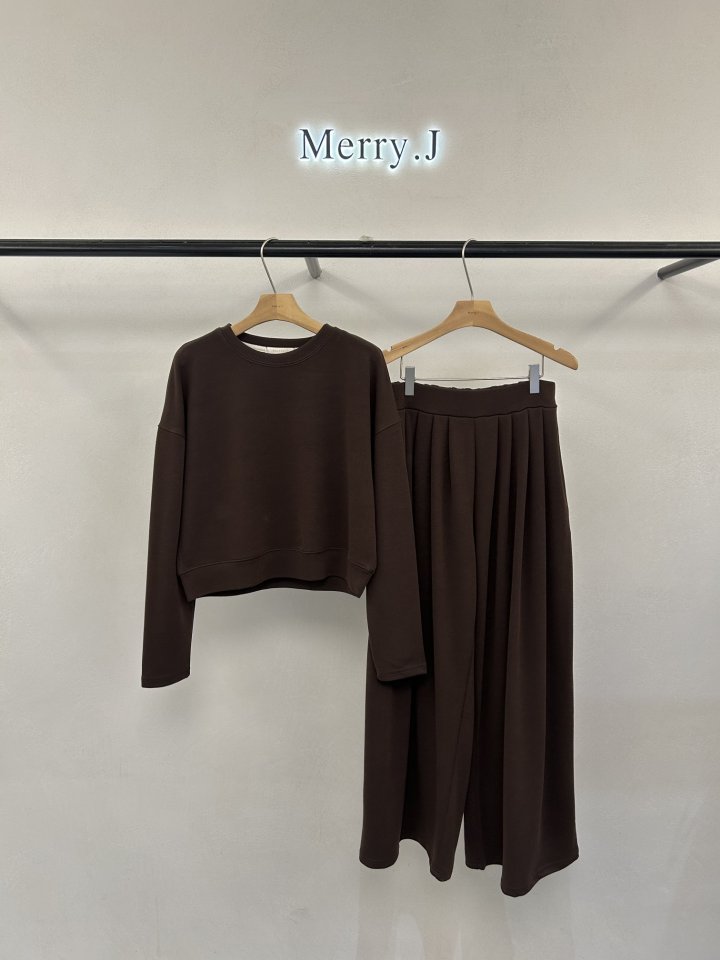 Merry J - Korean Women Fashion - #momslook - Date Sweatshirts