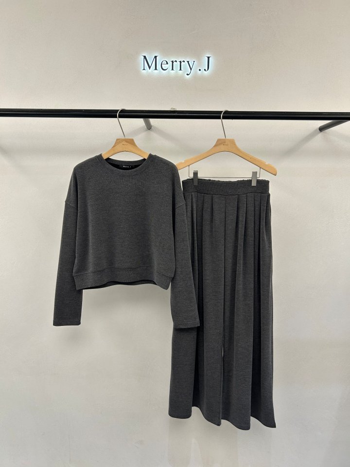 Merry J - Korean Women Fashion - #momslook - Date Sweatshirts - 2