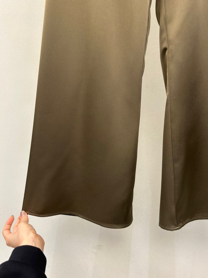Merry J - Korean Women Fashion - #momslook - Glossy Pants - 6