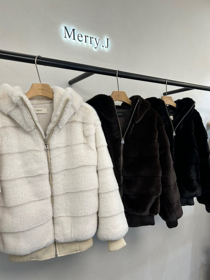 Merry J - Korean Women Fashion - #momslook - Err Hood Blouson