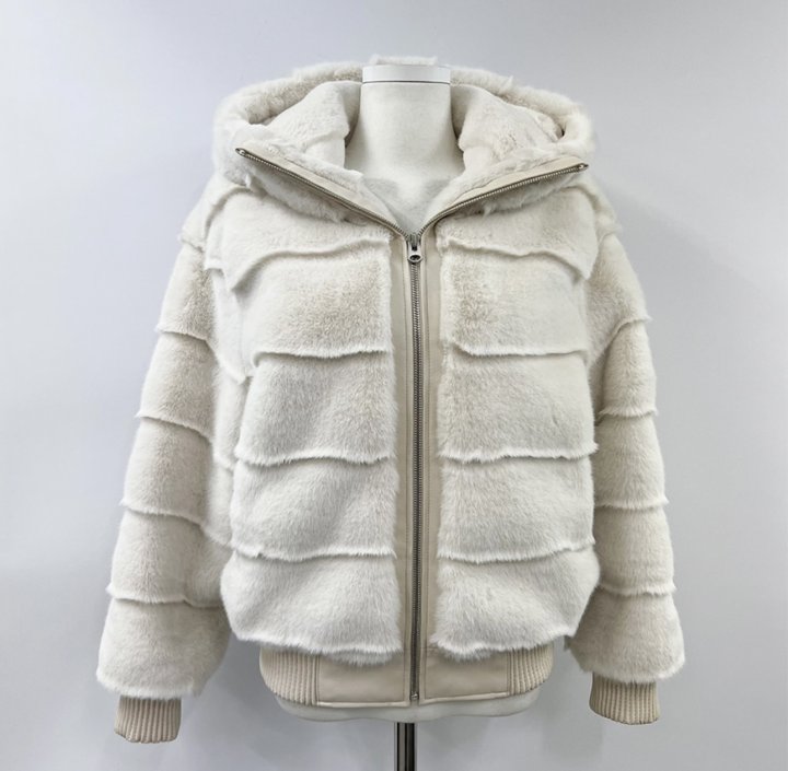Merry J - Korean Women Fashion - #momslook - Err Hood Blouson - 3