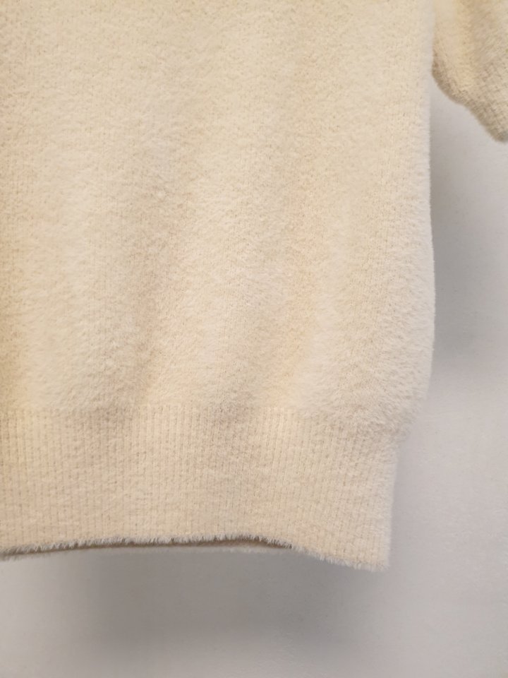Merry J - Korean Women Fashion - #momslook - Fome Puff Knit Top - 10