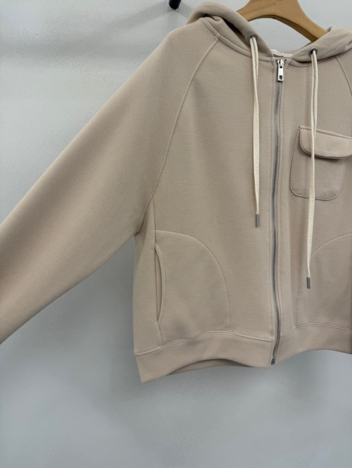 Merry J - Korean Women Fashion - #momslook - Cuchi Pocket Zip-up Bottom Set - 11