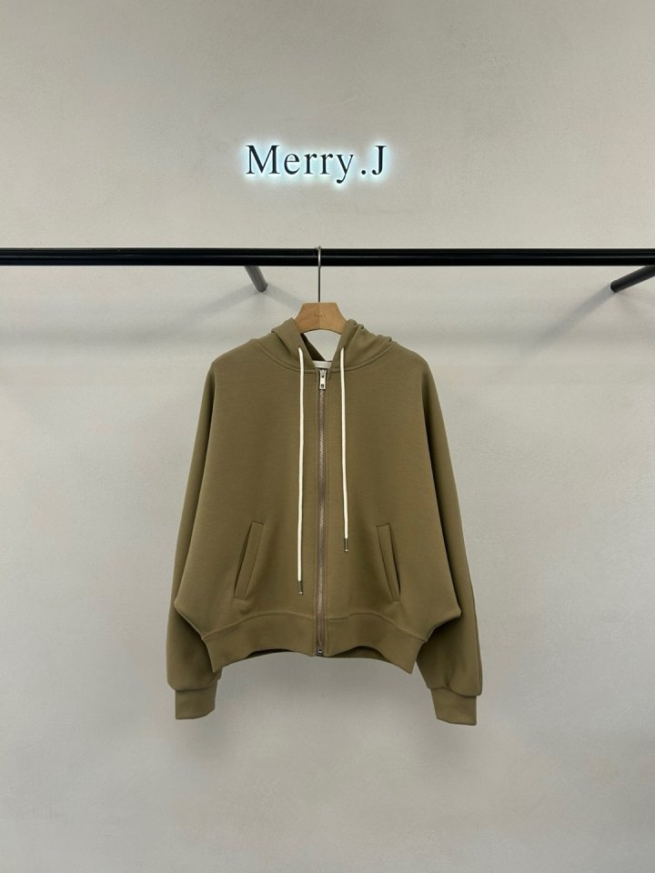 Merry J - Korean Women Fashion - #womensfashion - Cozy Pocket Zip-up - 4