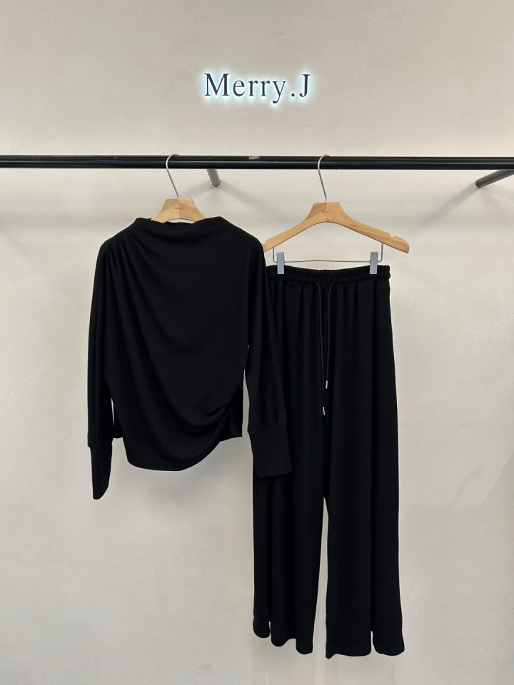Merry J - Korean Women Fashion - #momslook - Merr Wide Pants - 3