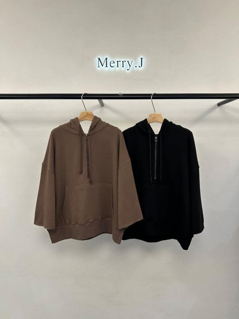 Merry J - Korean Women Fashion - #womensfashion - Sophia Boxy Hoodie - 4