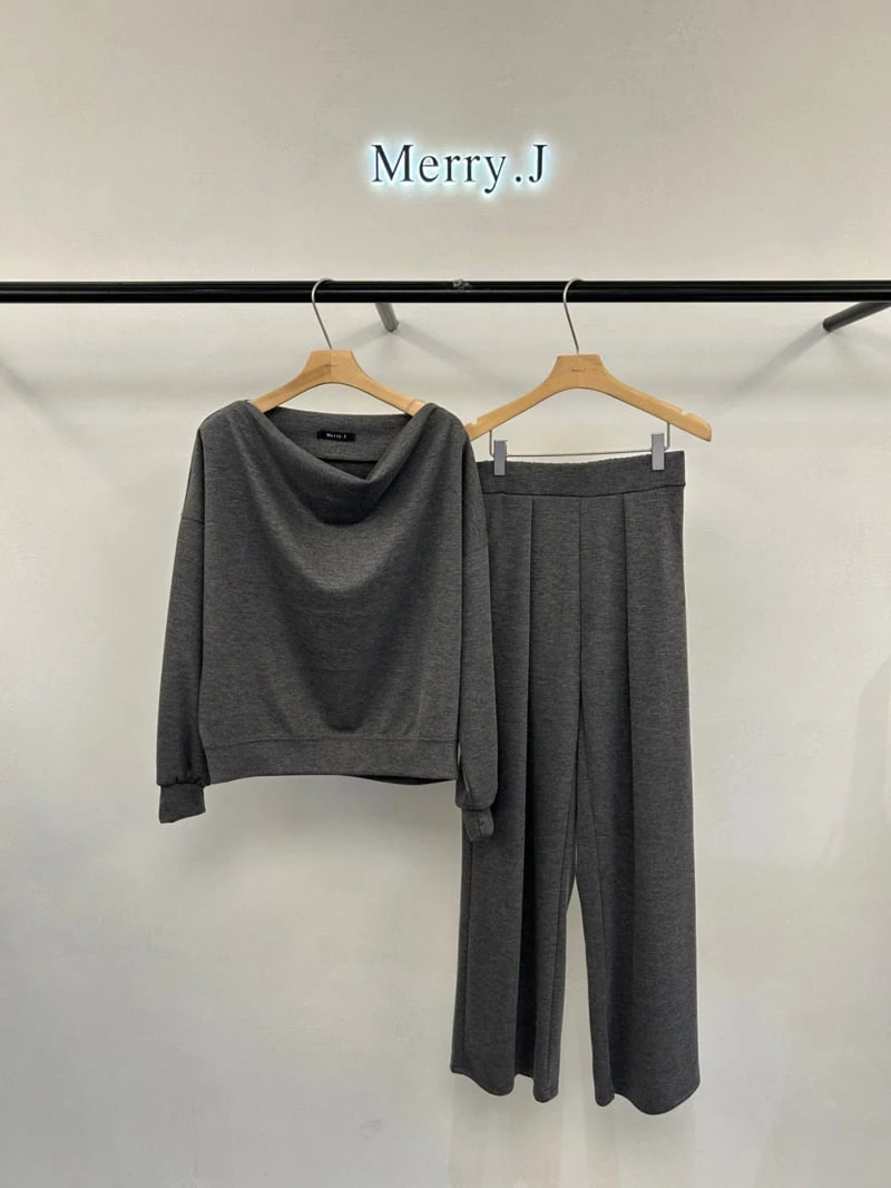 Merry J - Korean Women Fashion - #momslook - Miel Cowl Blouse - 2