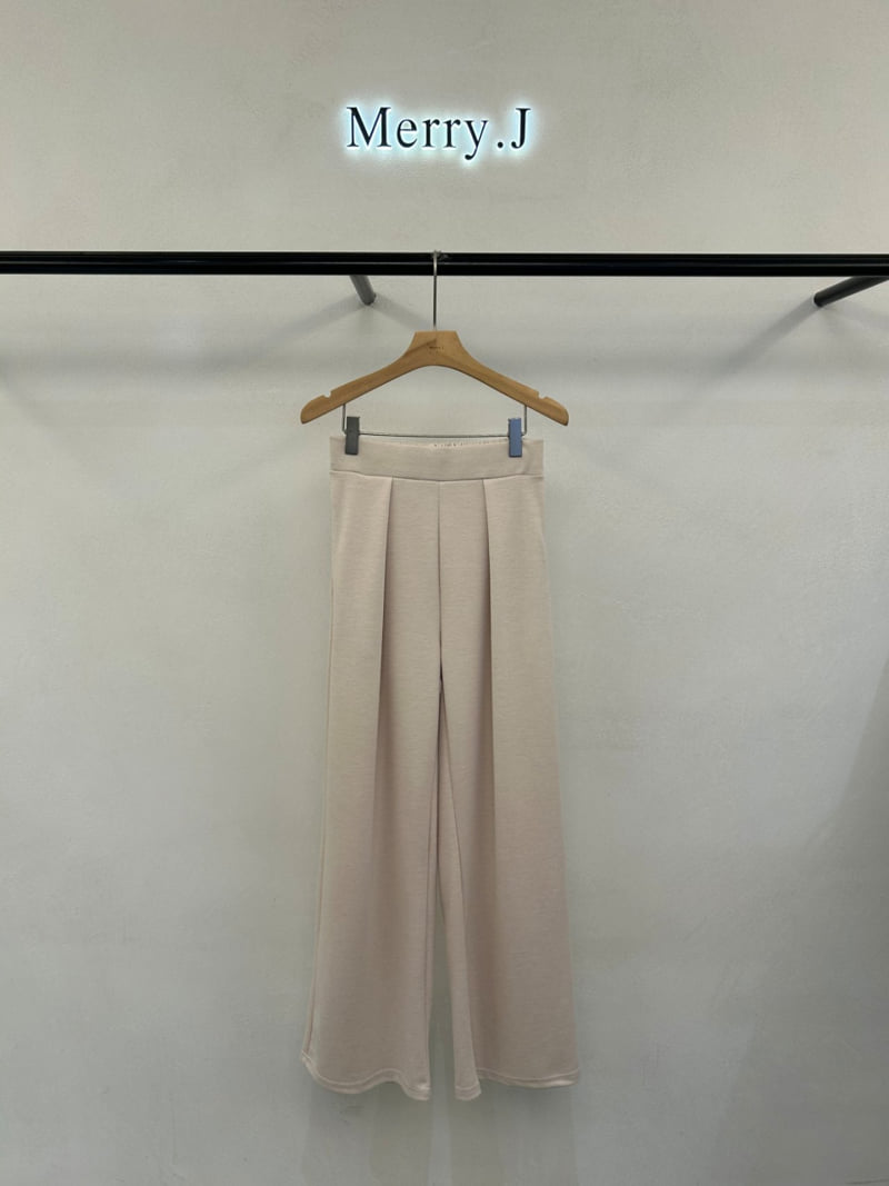 Merry J - Korean Women Fashion - #momslook - Miel Tuck Pants - 5