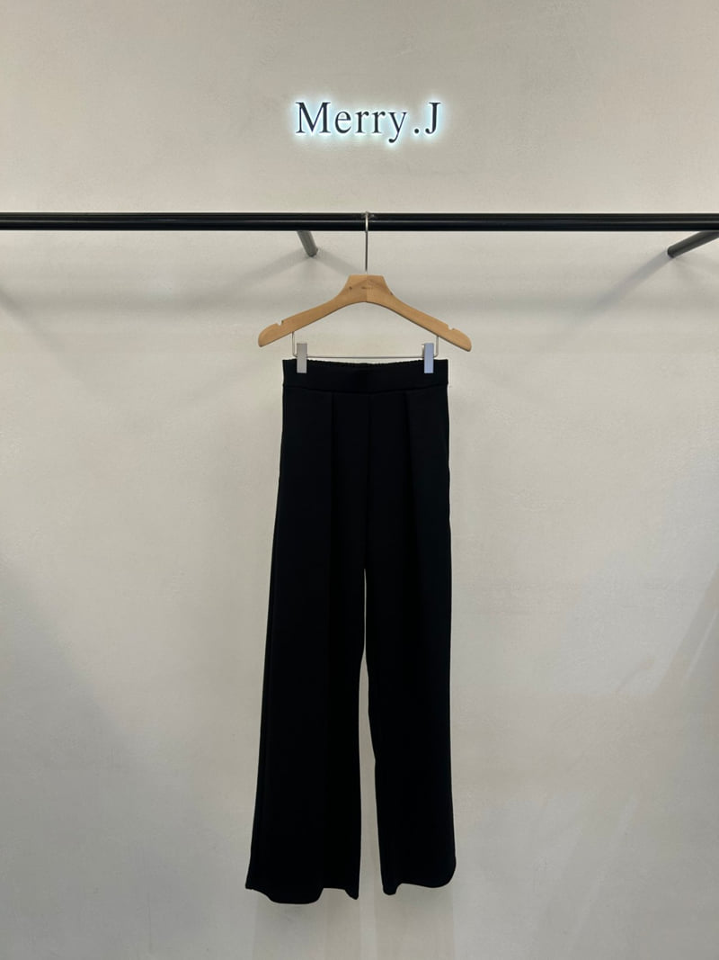 Merry J - Korean Women Fashion - #momslook - Miel Tuck Pants - 7