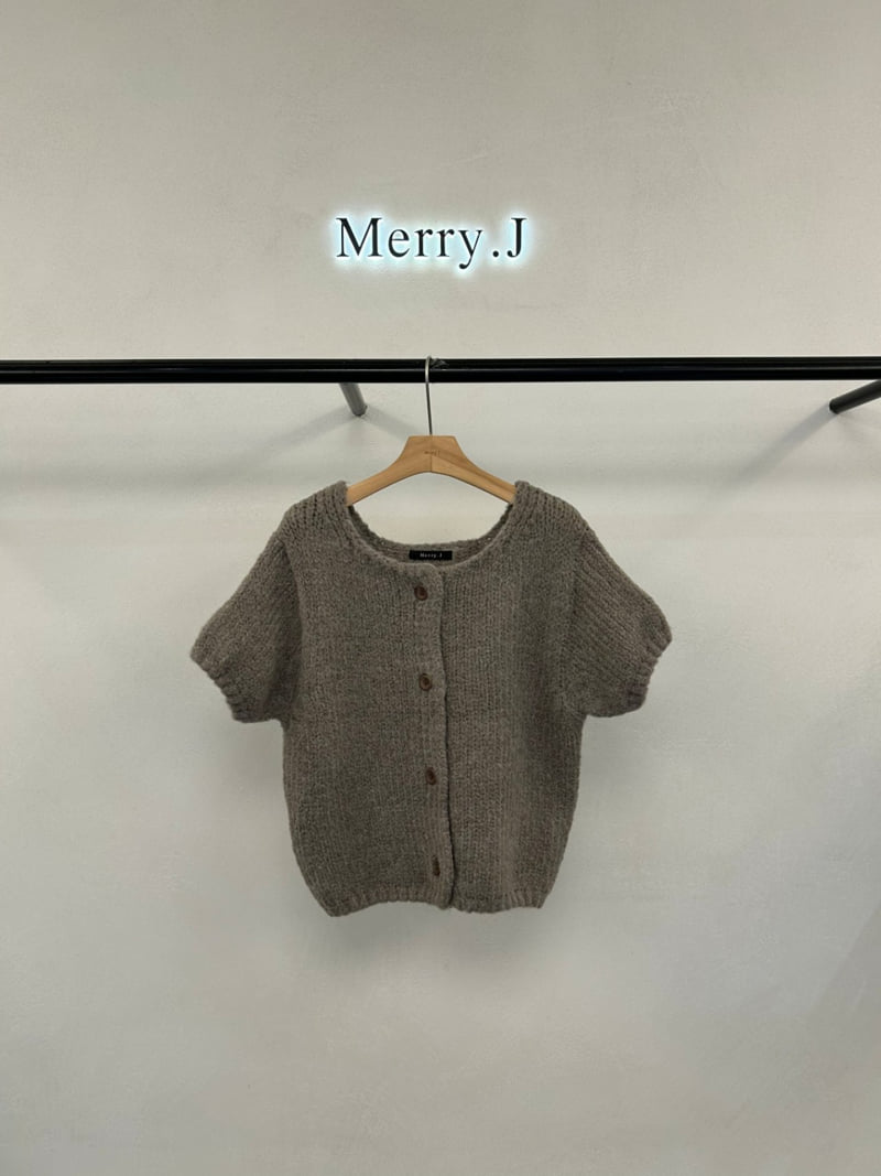 Merry J - Korean Women Fashion - #womensfashion - Heart In Knit Cardigan - 4