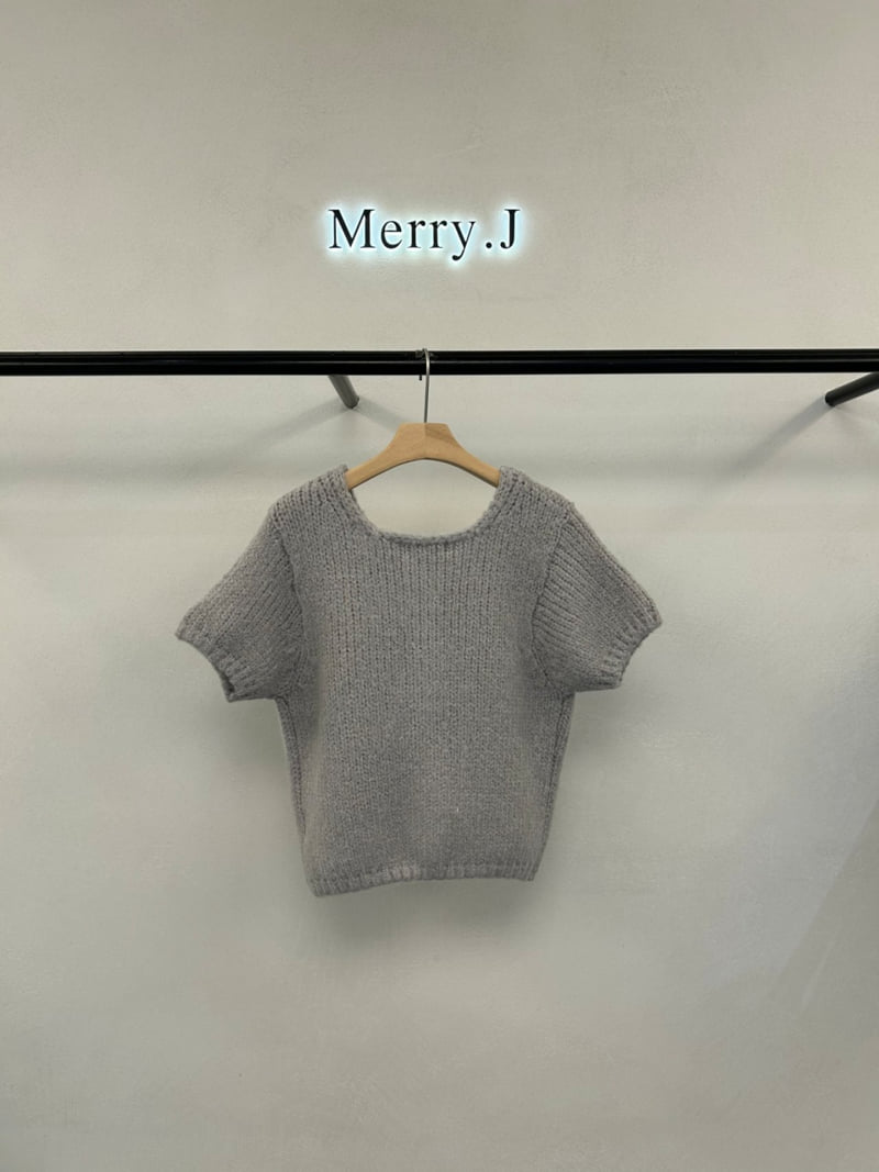 Merry J - Korean Women Fashion - #momslook - Heart In Knit Cardigan - 6