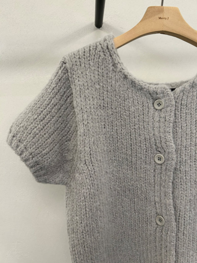 Merry J - Korean Women Fashion - #momslook - Heart In Knit Cardigan - 8