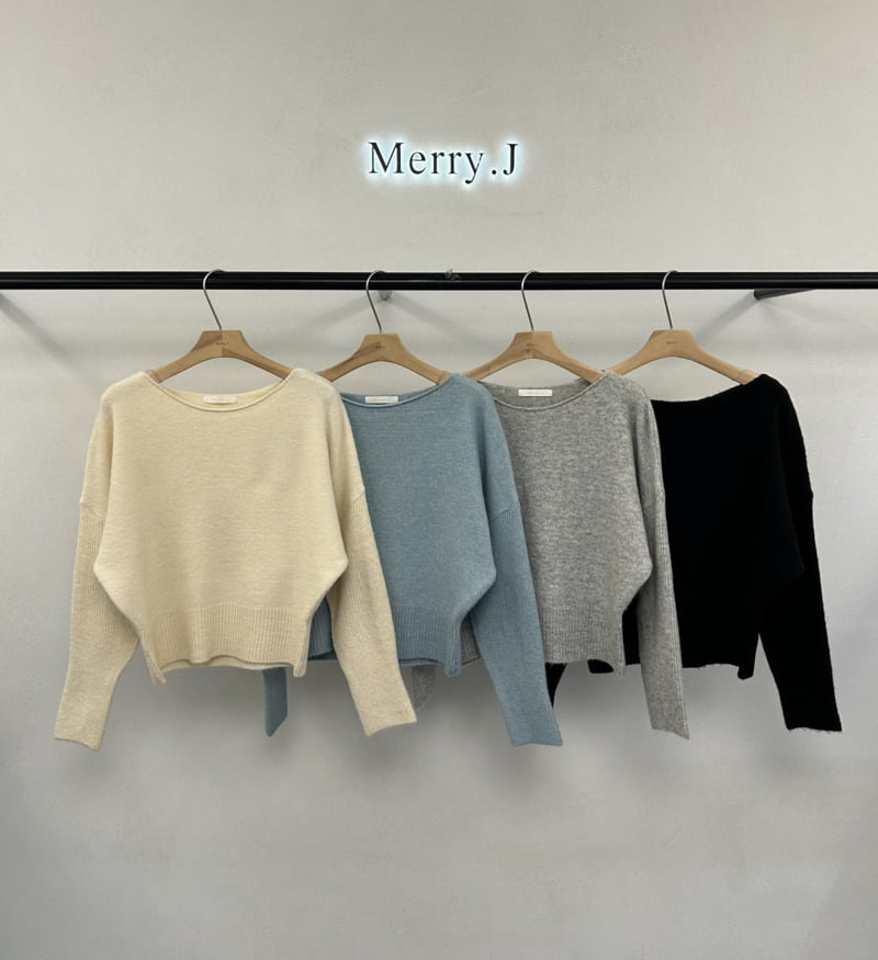 Merry J - Korean Women Fashion - #momslook - Milk Butter Knit