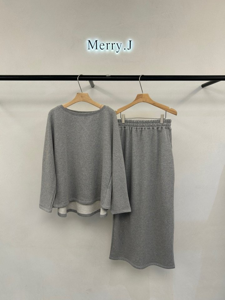 Merry J - Korean Women Fashion - #pursuepretty - Enno Hull Top Skirt Set