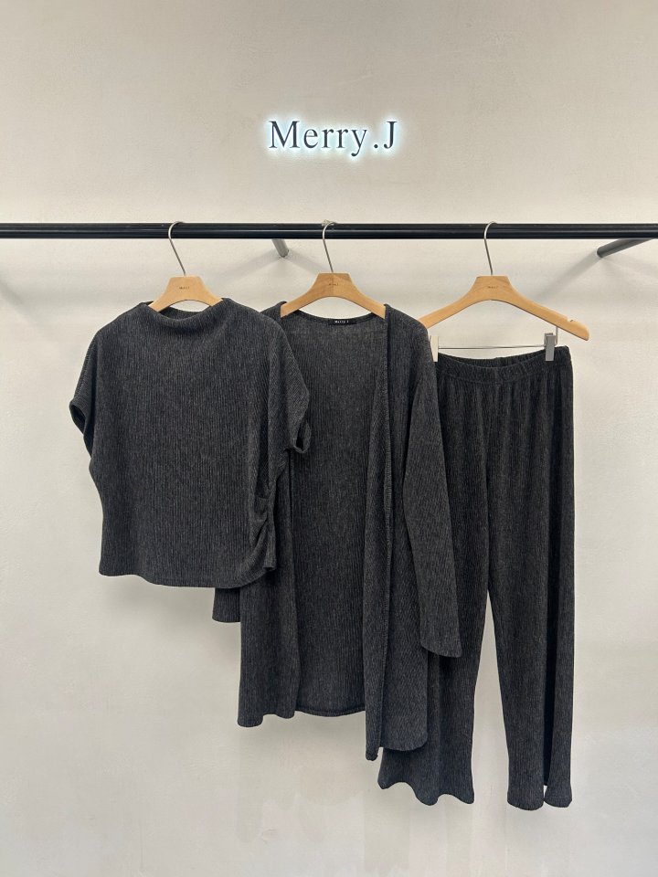 Merry J - Korean Women Fashion - #restrostyle - Pino Pleats Cardigan - 3