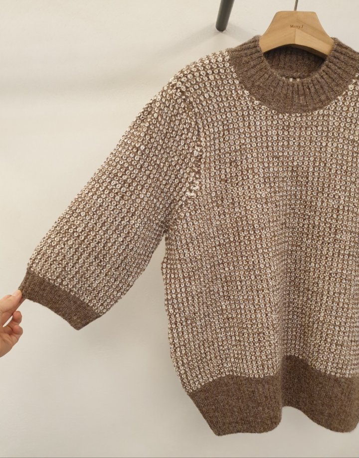 Merry J - Korean Women Fashion - #pursuepretty - Milky Half Turtleneck Knit Top - 4