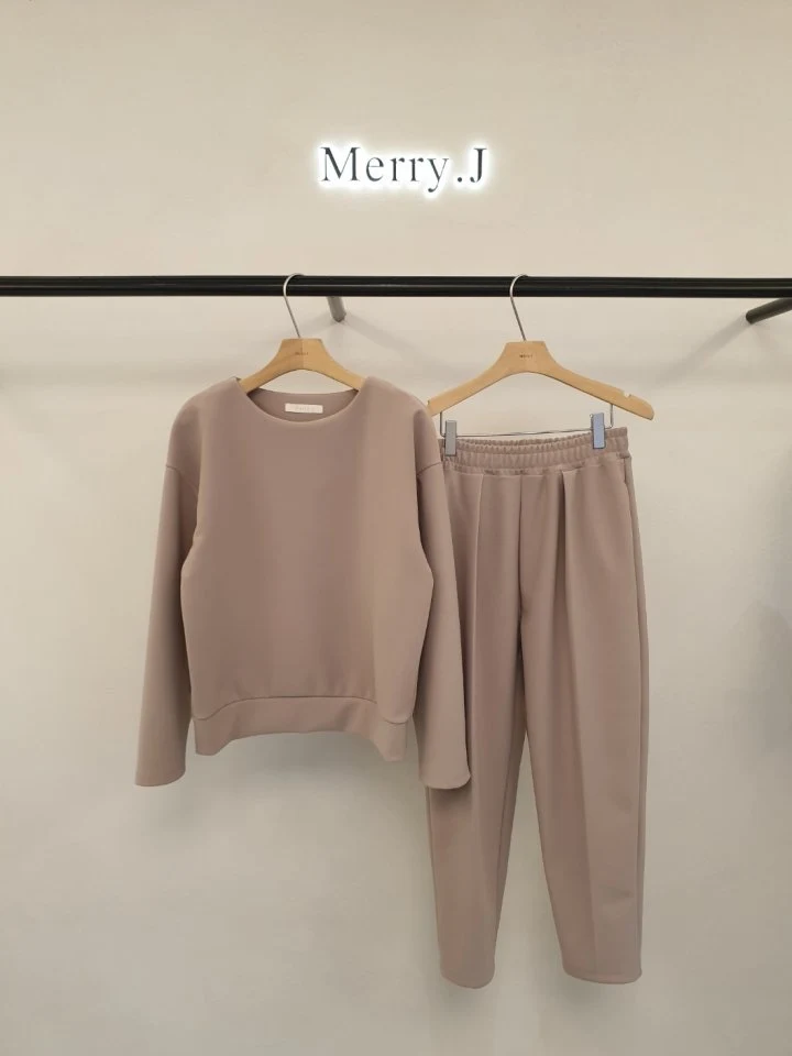 Merry J - Korean Women Fashion - #shopsmall - Vibe Top Bottom Set - 2