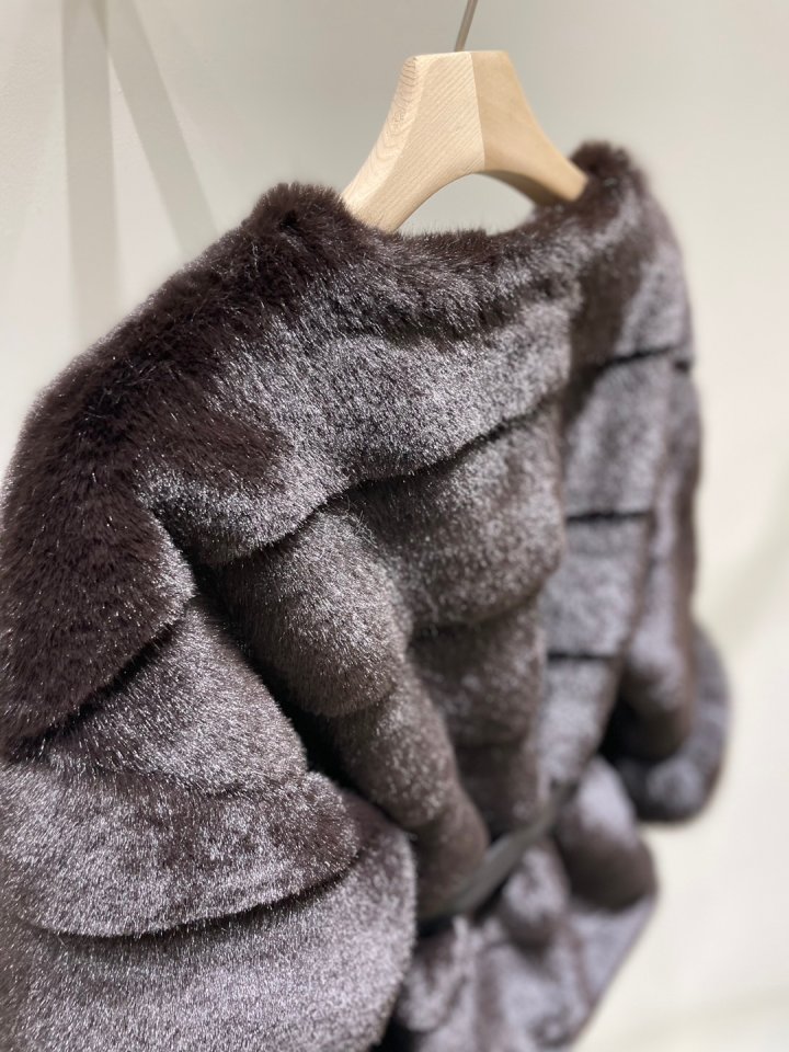 Merry J - Korean Women Fashion - #thelittlethings - Midi Fox Jacket - 11