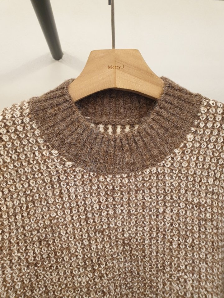 Merry J - Korean Women Fashion - #thelittlethings - Milky Half Turtleneck Knit Top - 8
