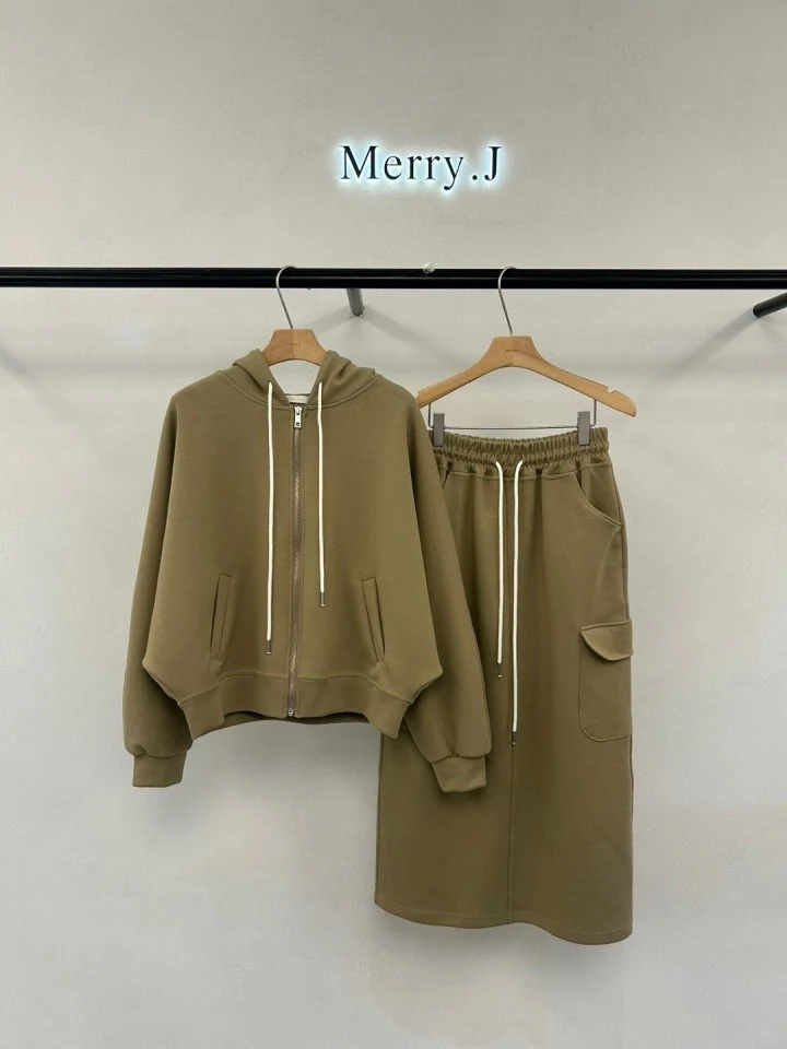 Merry J - Korean Women Fashion - #thelittlethings - Cozy Pocket Zip-up