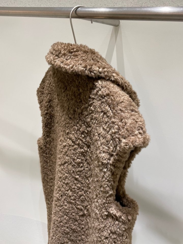 Merry J - Korean Women Fashion - #vintagekidsstyle - Teddy Long Vest - 9