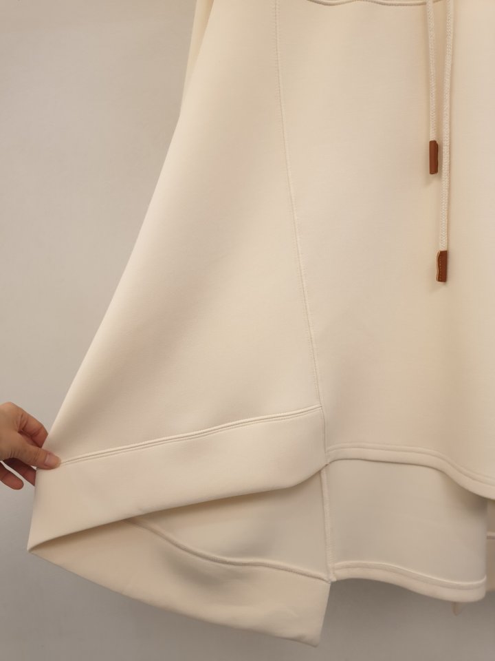 Merry J - Korean Women Fashion - #womensfashion - A Line Slit Hood Top - 11