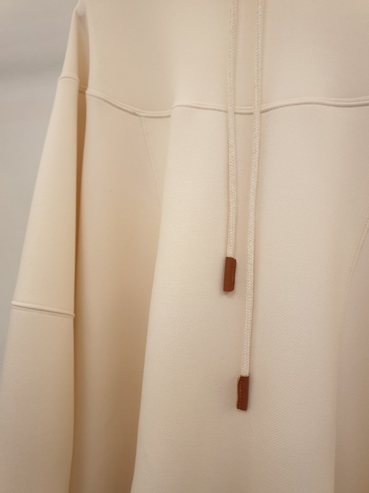 Merry J - Korean Women Fashion - #womensfashion - A Line Slit Hood Top - 7