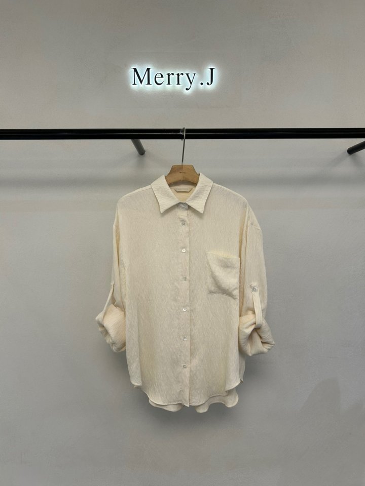 Merry J - Korean Women Fashion - #momslook - Panini Pleats Shirt - 4