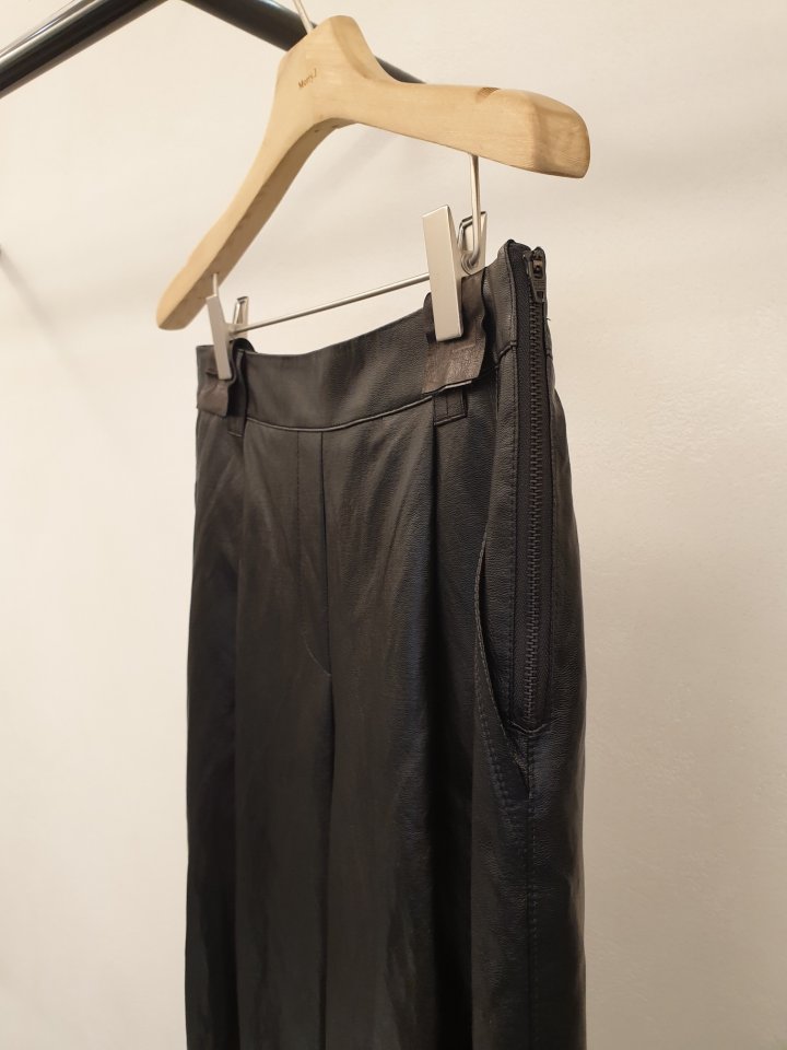Merry J - Korean Women Fashion - #womensfashion - Ankle Midi Leather Pants - 2