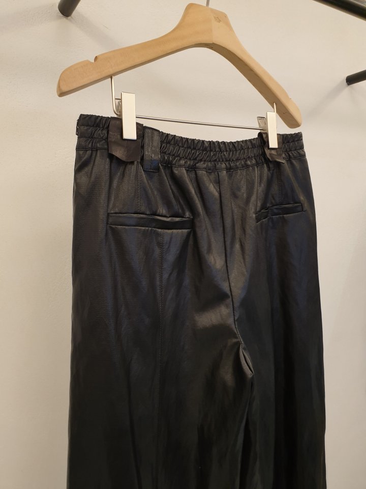 Merry J - Korean Women Fashion - #momslook - Ankle Midi Leather Pants - 4