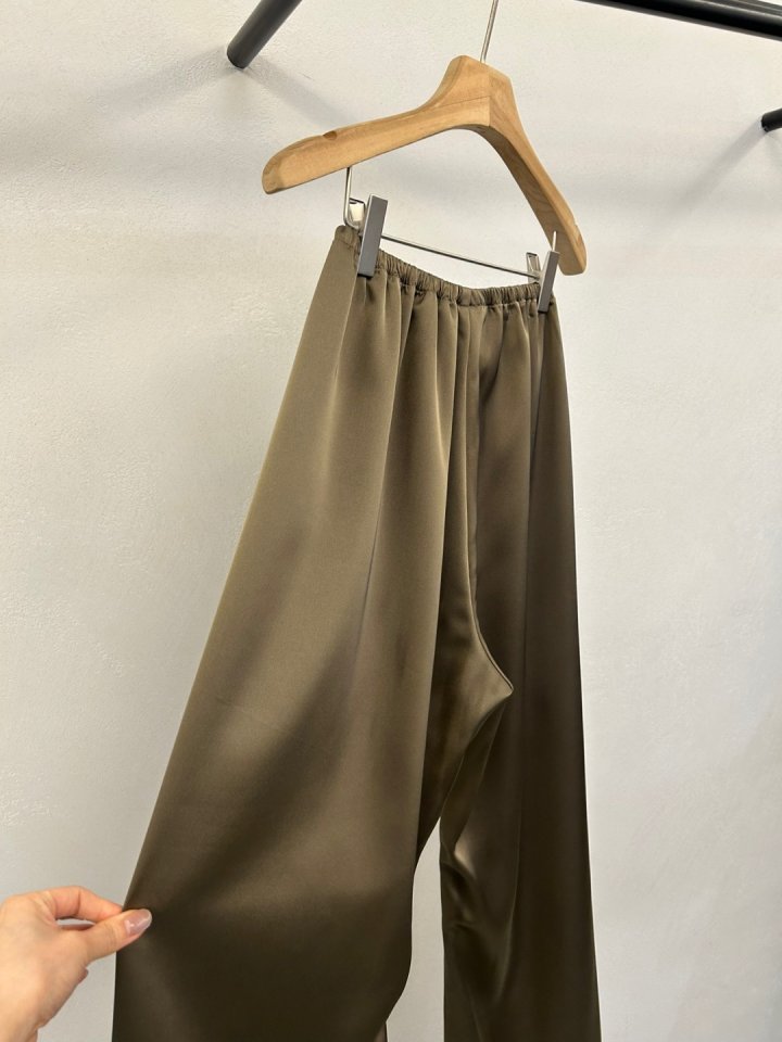 Merry J - Korean Women Fashion - #womensfashion - Glossy Pants - 7
