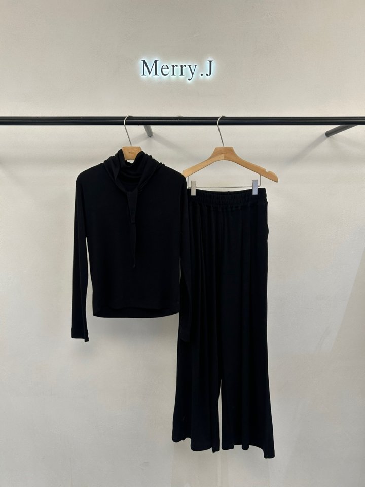 Merry J - Korean Women Fashion - #momslook - Ruang Tie Tee - 4