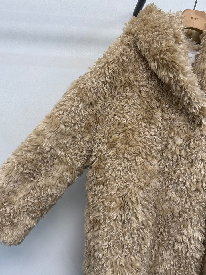 Merry J - Korean Women Fashion - #womensfashion - Shearling Hood Coat - 10