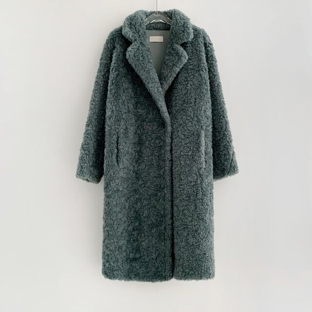 Merry J - Korean Women Fashion - #womensfashion - Teddy Long Coat - 2