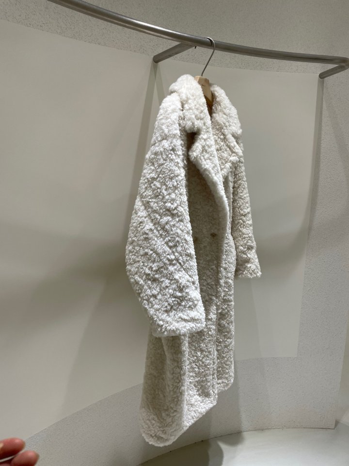 Merry J - Korean Women Fashion - #womensfashion - Teddy Long Coat - 6