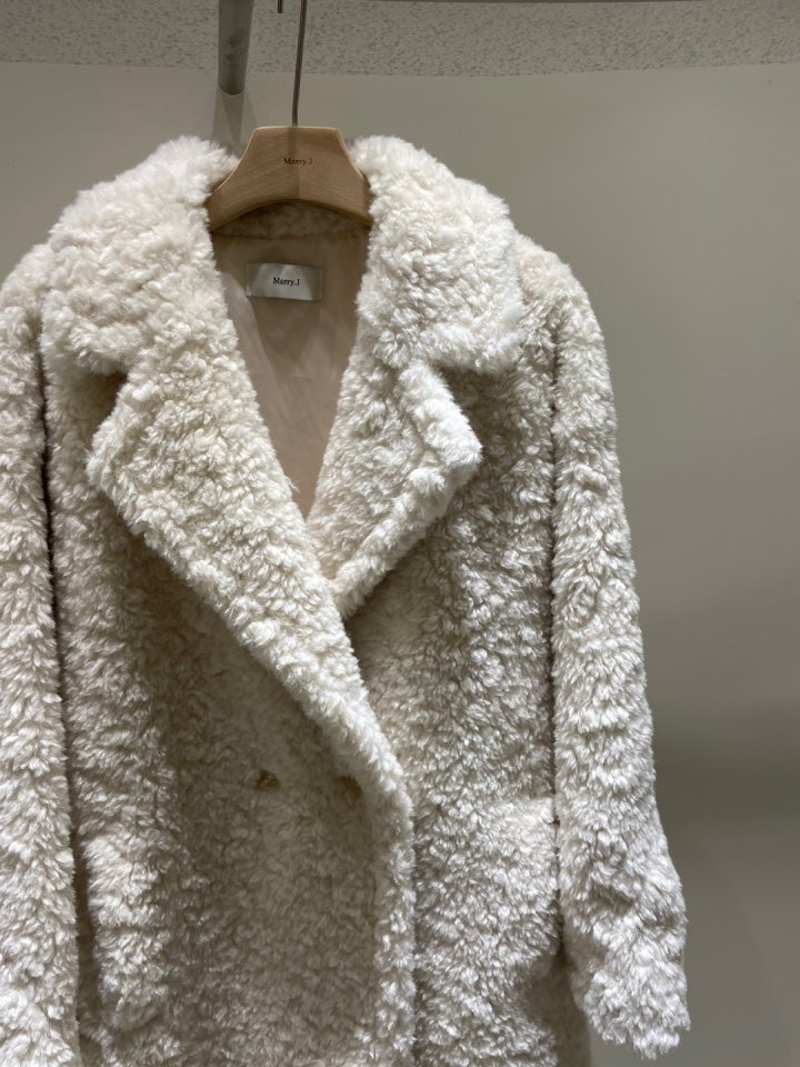 Merry J - Korean Women Fashion - #womensfashion - Teddy Long Coat - 8