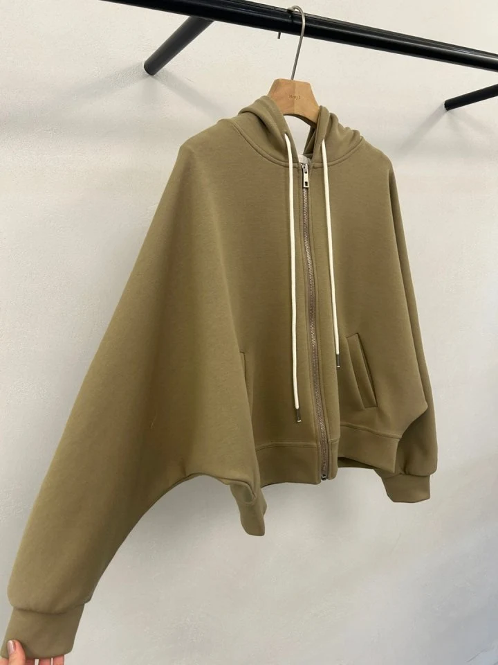 Merry J - Korean Women Fashion - #womensfashion - Cozy Pocket Zip-up - 7