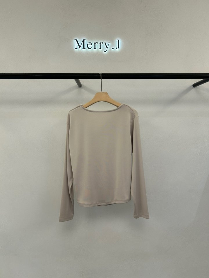 Merry J - Korean Women Fashion - #womensfashion - Boil Drape Tee - 6