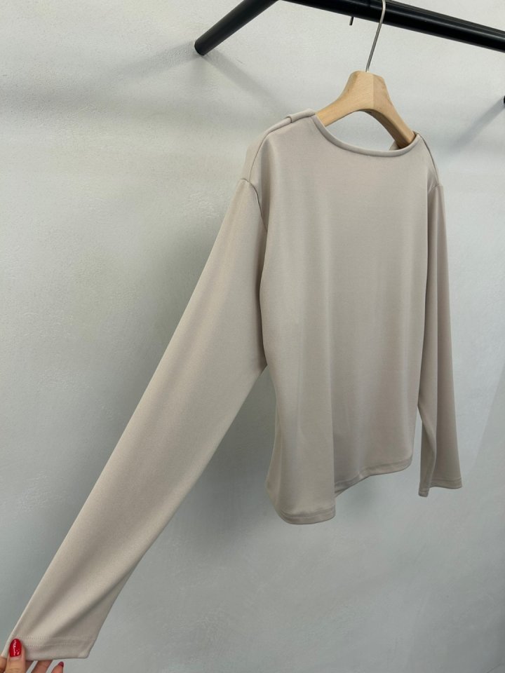 Merry J - Korean Women Fashion - #womensfashion - Boil Drape Tee - 8