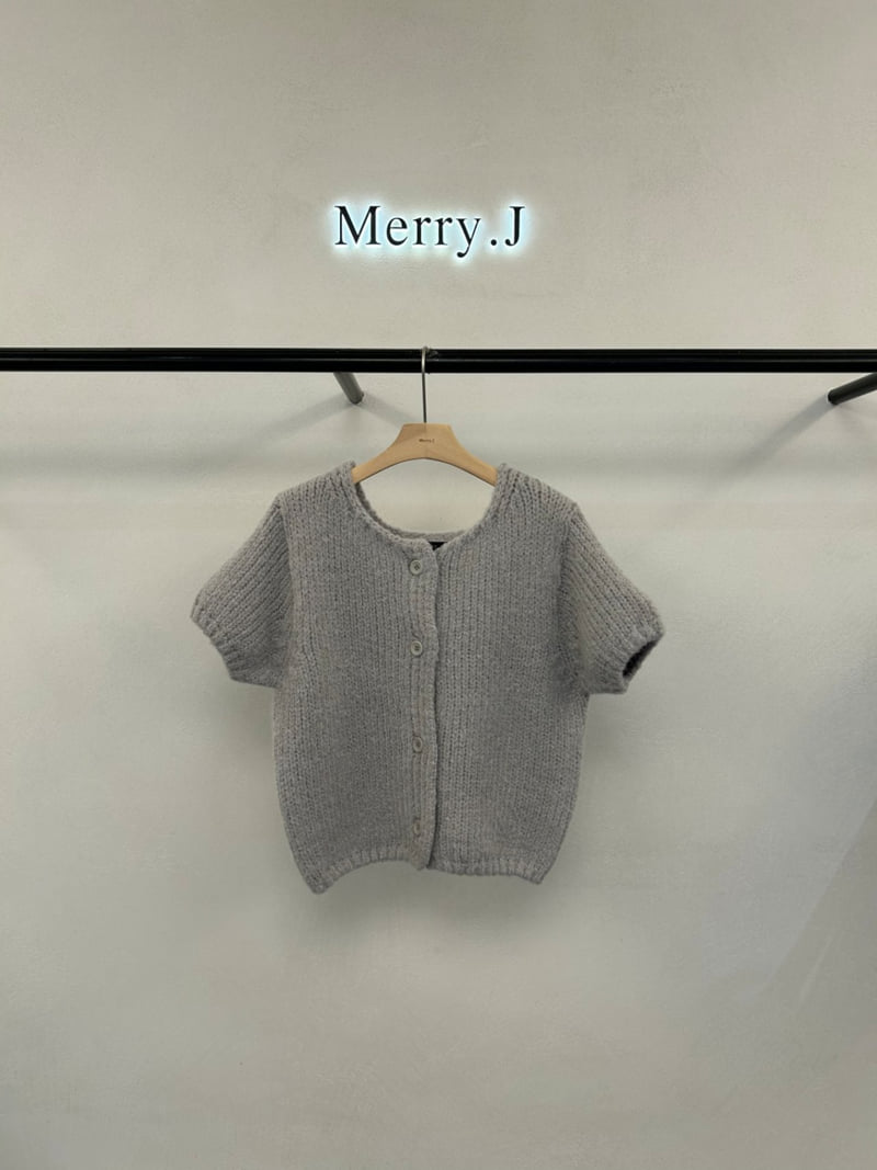 Merry J - Korean Women Fashion - #womensfashion - Heart In Knit Cardigan - 3