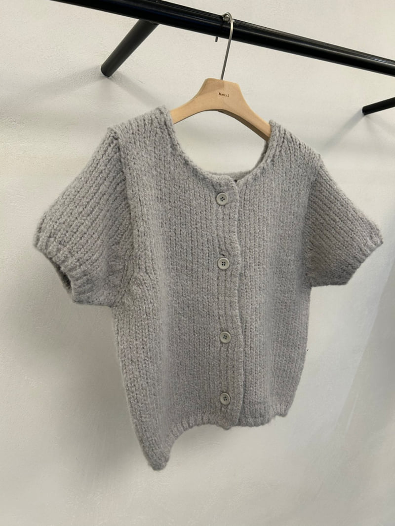 Merry J - Korean Women Fashion - #womensfashion - Heart In Knit Cardigan - 5