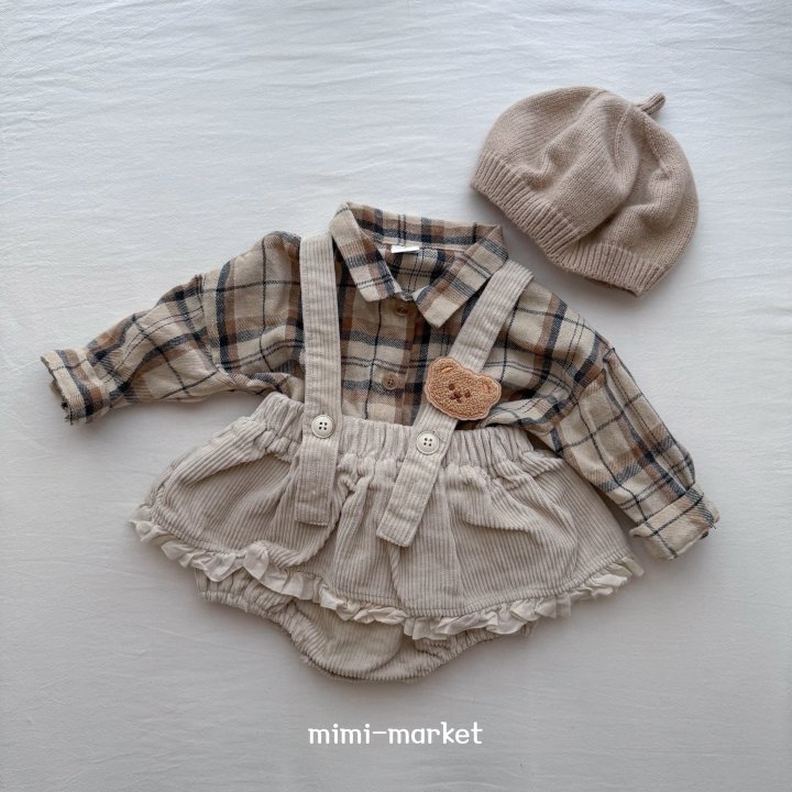 Mimi Market - Korean Baby Fashion - #smilingbaby - Check Shirt - 4