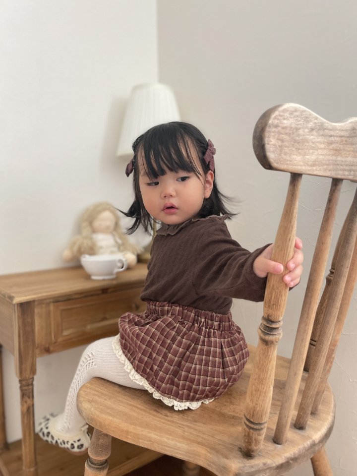 Mimi Market - Korean Baby Fashion - #babyboutique - Lace Short Tiered Skirt - 11