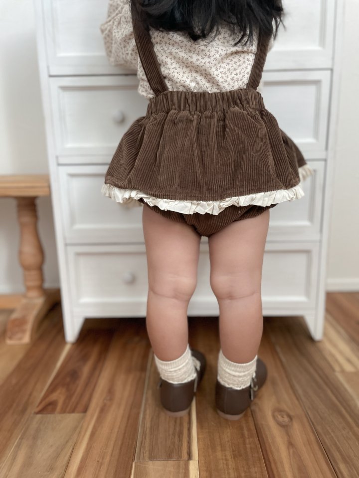 Mimi Market - Korean Baby Fashion - #babyboutiqueclothing - Corduroy Frill Tiered Skirt - 7